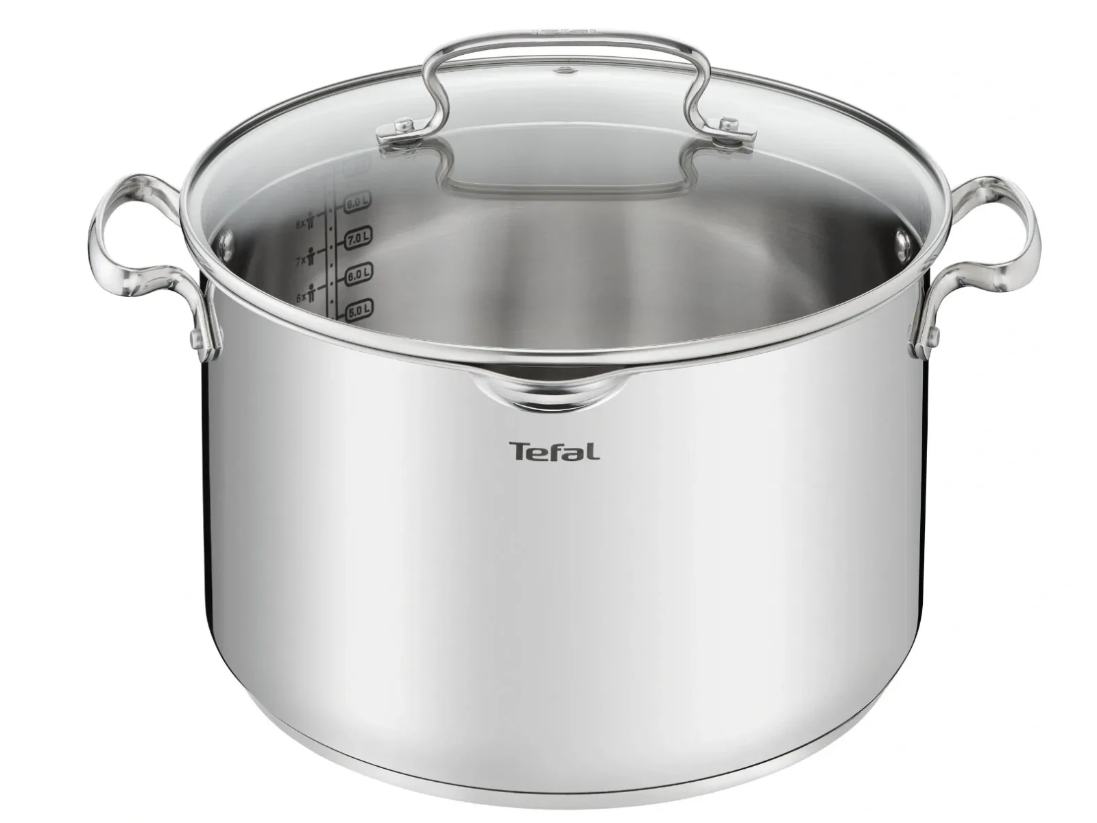 Nồi inox thân cao Tefal Duetto Plus 28cm (G7196455/G7196456) - ảnh 1