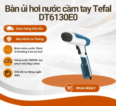 Bàn ủi hơi nước cầm tay dạng du lịch Tefal DT6130E0
