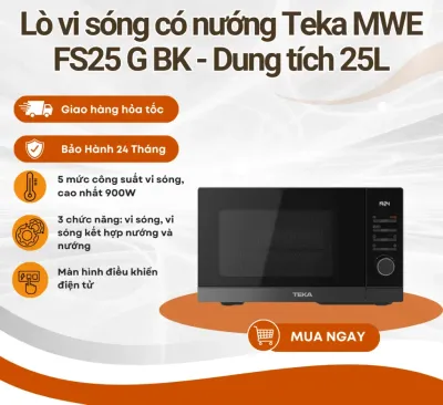 Lò vi sóng Teka MWE FS25 G BK